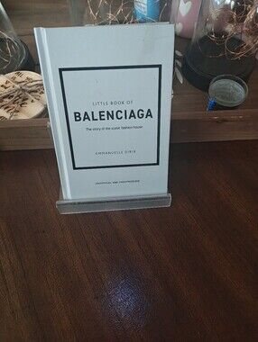 Balenciaga Little Book - White Hardcover Home Accent